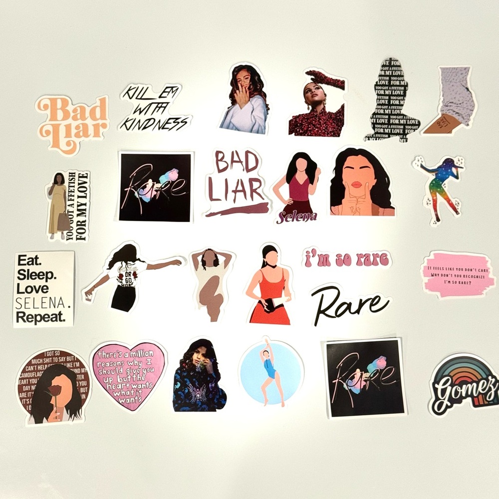 3 Sets- Selena Gomez Stickers